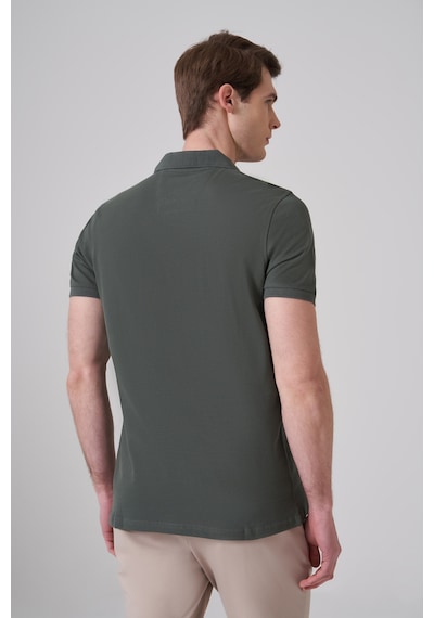 Morven Erkek Haki Basic Polo Yaka Dynamic Fit T-shirt 26yc018007710 Haki