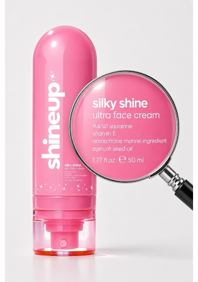 Tr Silky Shine Su Bazlı Yüz Kremi 50 Ml Yoğun Nemlendirici Aydınlatıcı Krem