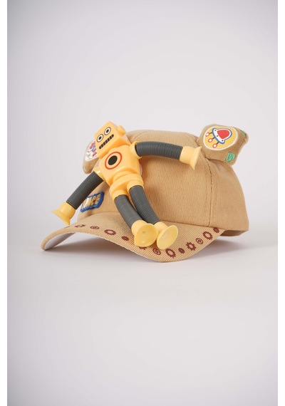 Miniko Kids Kitti Erkek Çocuk Çıkabilen Uzayan Oyuncaklı Işıklı Şapka Renkli