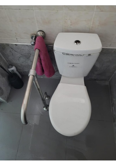 Yeni T Engelli Tutunma Barı Banyo Wc Paslanmaz Mat Satine Yüzeyli Paslanmaz Çelik
