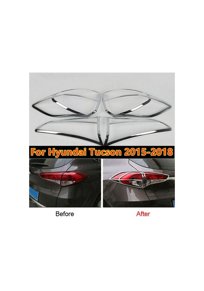Hyundai Tucson Uyumlu 2015 2020 Arka Stop Çerçevesi Abs Plastik Krom