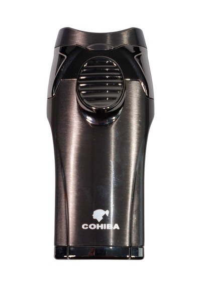 Cohiba Çift Torch Pürmüz Gunmetal Puro Çakmağı - Tr8956