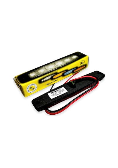 Ahmet Otomotiv Sanel 10 Adet 6 Ledli Kırmızı Parmak Led 12v Lamba Basamak Aydınlatma