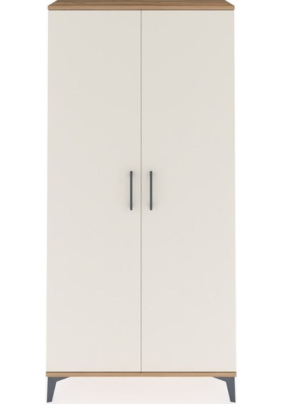 Arges Dolap 2 Kapaklı Tek Askılı 88x30x182 Çam-aytaşı Çam