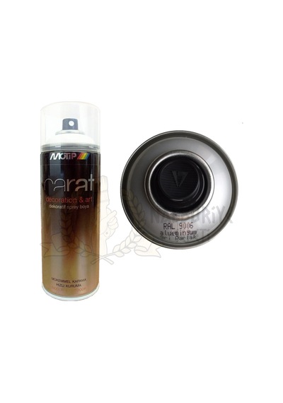 Motip Carat Parlak Alüminyum Gri Sprey Boya 400 ML - Ral9006
