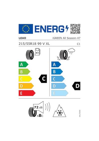 Leao 215/55R18 Xl 99V Igreen All Season 4X4 Suv Dört Mevsim Lastiği 2025