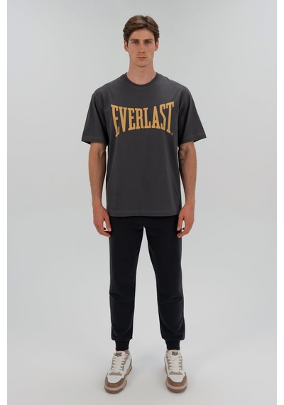 Everlast Ever Classics Comfort Logo Gri Erkek Tişört Tm0045-415