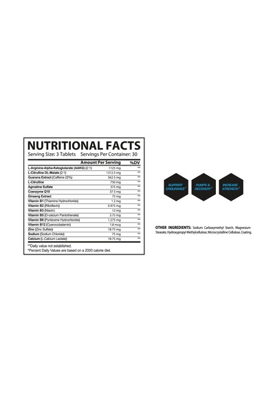 Muscle Ruz Nıtrıx Pump 2.0 Agmatine Sulfate + Citrulline Malate