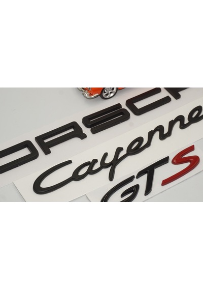 Porsche Cayenne Gts Bagaj 3M 3D Abs Yazı Logo Amblem Seti (549129339)