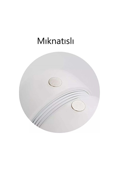 Sevimli Tırtıl Şarjlı Gece Masa Lambası Gri Katlanabilir Led Işıklı