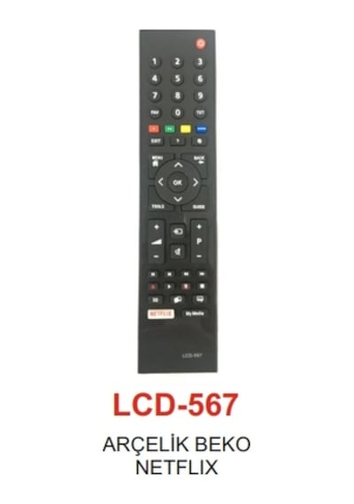 Arçelik - Beko 3d Smart Netflix Tv Kumandası - Lcd 567