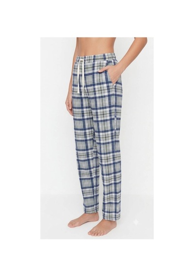 Yasar Underwear Kadın Pijama Altı %100 Pamuklu Ekose Desenli Cepli Ve Bağcıklı Gri,lacivert Gri,lacivert Yasar Underwear Kadın Pijama Altı %100 Pamuklu Ekose Desenli Cepli Ve Bağcıklı Gri,lacivert Gri,lacivert