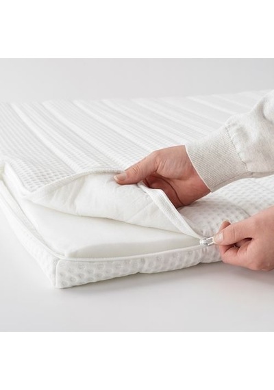 Ikea Nısseholm Çift Kişilik Yatak Pedi, Beyaz, 140x200 Cm