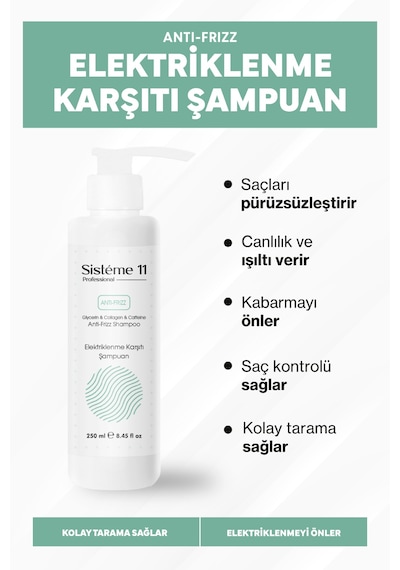 Sisteme 11 Elektriklenme Karşıtı Şampuan 250 Ml