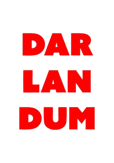 Darlandum Araba Sticker 17x17 Cm Kırmızı