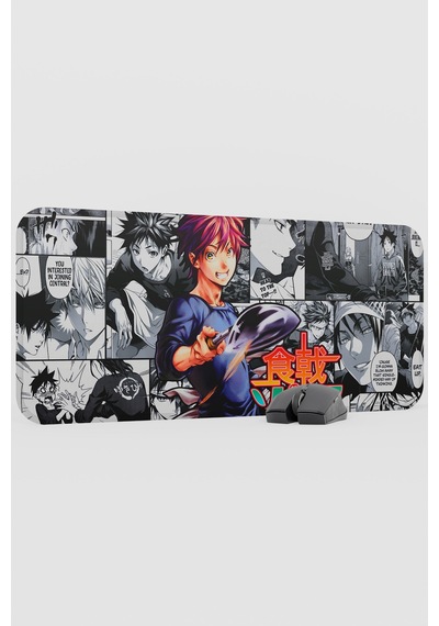 Food Wars Anime V2 - 70x30 Xl Gaming Kauçuk Kaymaz Taban Mouse Pad Fare Altlığı
