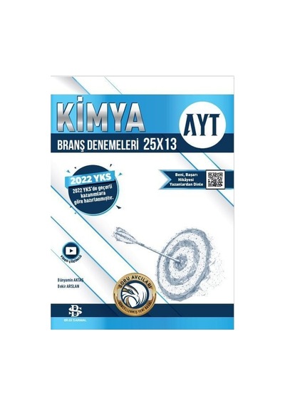 Bilgi Sarmal Yayınları Ayt Kimya 25 X 13 Branş Denemeleri