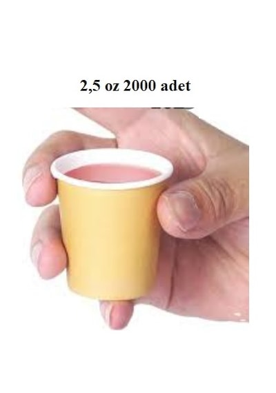 2.5 Oz (65 Ml) Karton Bardak 2000 Adet 1 Koli