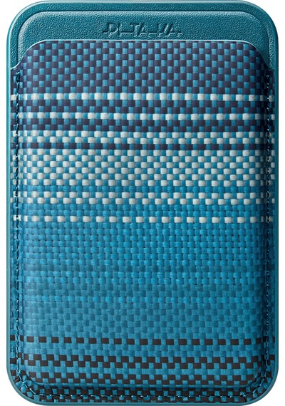 Pitaka Magnetic Woven Serisi Aramid Fiber Magnetik Kartlık Mavi
