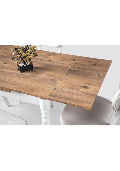 Pınar Ahşap Ayaklı Açılır Mutfak Masası 70x80 001