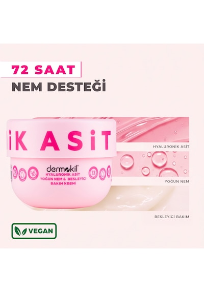 Dermokil Hyaluronik Asit Yoğun Nem Ve Besleyici Bakım Kremi 250 Ml