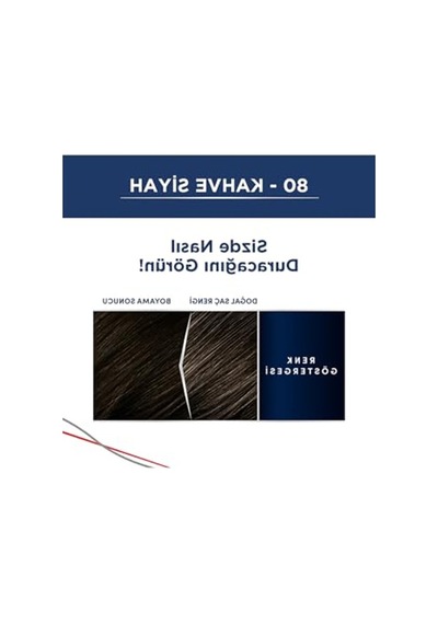 3 Adet Kolay Ve Hızlı Beyaz Kapama Saç Boyası, Kahve Siyah Renk