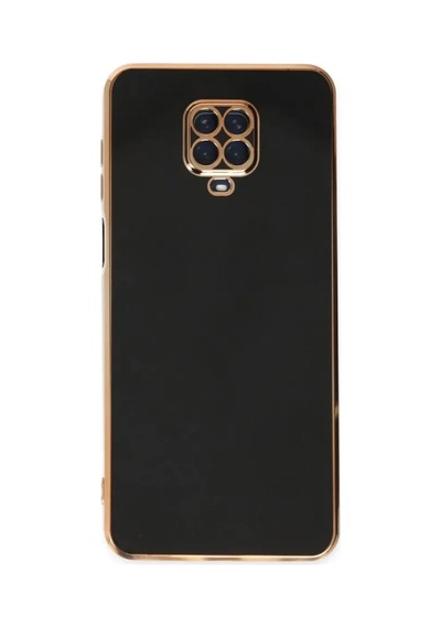 Jenerik Xiaomi Redmi Note 9 Pro Kılıf Volet Silikon - Siyah