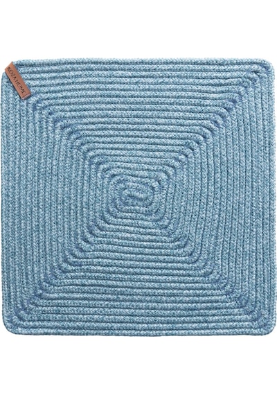 Koza Home Cesta El Yapımı Örgü Turkuaz Kare Supla 32x32 4002 Turkuaz