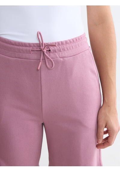 Lcwaıkıkı Basic Pembe Beli Lastikli Kadın Şort