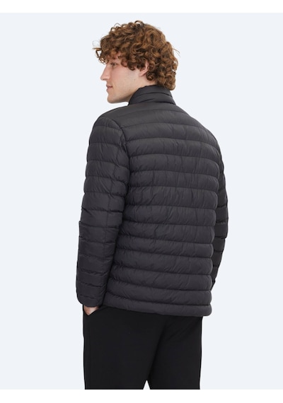 Kip Siyah Regular Fit Dik Yaka Casual Dokuma Mont Siyah