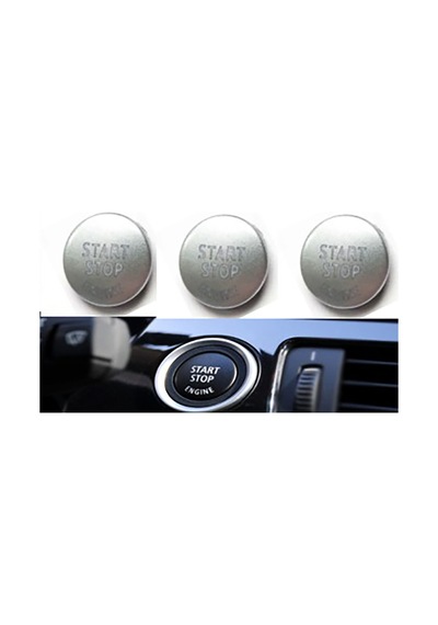 Bmw Start Stop Düğme Kapağı Gümüş Oem 61319154945/61316966 Oem 61319154945/61316966714/61316960743 2
