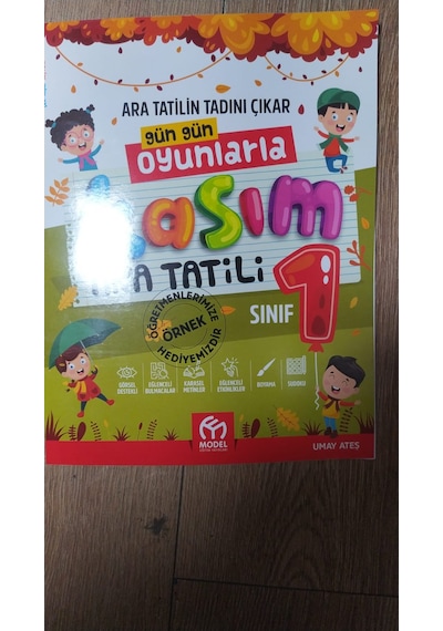 1.sınıf model yayınları kasım ara tatil kitabı