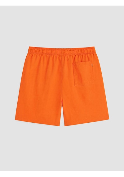 Lcw Swımwear Turuncu Kısa Boy Baskılı Erkek Deniz Şortu