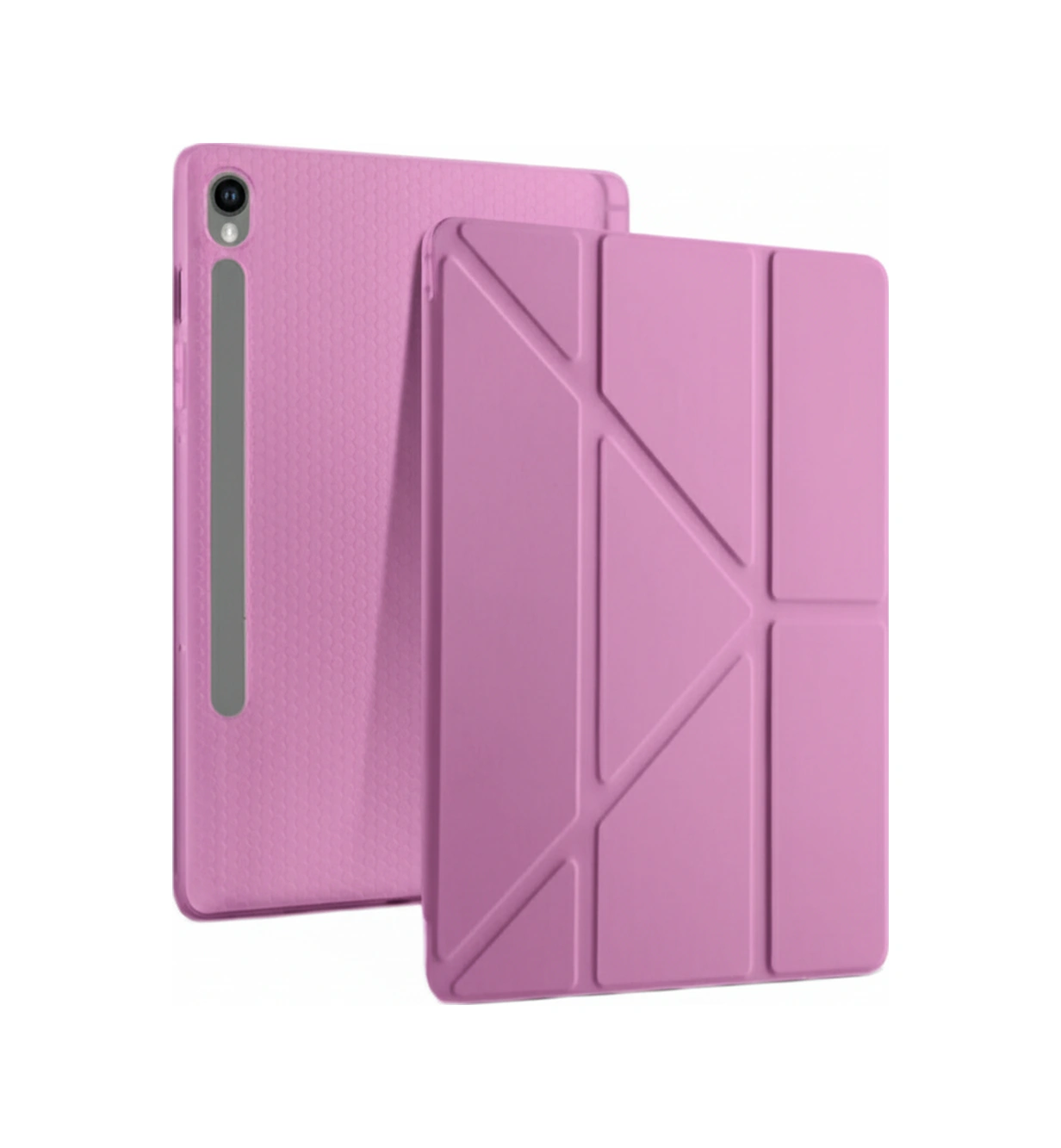 Samsung Galaxy Tab S9 Fe / S10 Fe 10.9'' Uyumlu Kılıf Kalem Bölmeli Uyku Modlu Arkası Silikon Kapak
