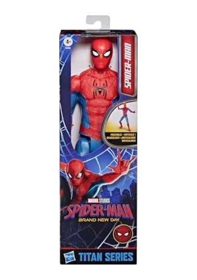 Spider-man: Yepyeni Bir Gün Titan Serisi Aksiyon Figürü, 4 Yaş Ve Üzeri Çocuklar İçin 29,2 Cm Süper Kahraman Oyuncakları