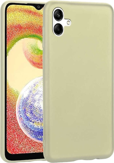 Zore Galaxy Uyumlu A04 Kılıf Premier Silikon Kapak - Gold Gold
