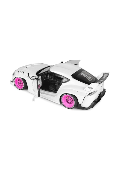 Solido S1815502 1/18 Toyota Gr Supra Lıberty Walk Body Kıt Whıte Pınk 2025