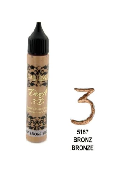 Dora 3d Boyutlu Boncuk Boya 5167 Bronz Belirtilmemiş