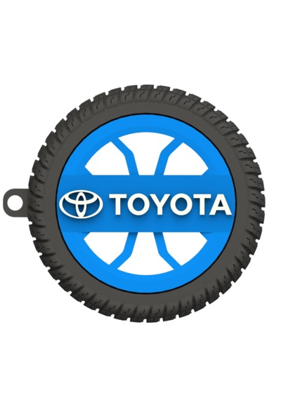 Toyota Uyumlu Özel Tasarım Anahtarlık - Premium Hafif Ve Dayanıklı Mavi