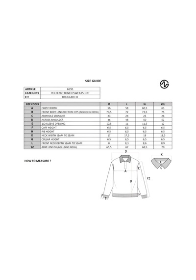 AR-MA Arma Erkek Regular Fit Selanik Kumaş Polo Yaka Sweatshirt Düğmeli, Pamuk Polyester Karışımlı %65 Pamuk %35 Polyester K30564699102 Siyah AR-MA Arma Erkek Regular Fit Selanik Kumaş Polo Yaka Sweatshirt Düğmeli, Pamuk Polyester Karışımlı %65 Pamuk %35 Polyester K30564699102 Siyah