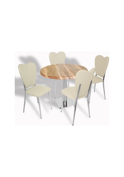 Tokyo - Aşkı Derun Mutfak Masa Takımı - Yuvarlak Çap 90cm - Werzalit, Wermodin Ve Allzalit Tabla - Indiana Wood-krem Çok Renkli Tokyo - Aşkı Derun Mutfak Masa Takımı - Yuvarlak Çap 90cm - Werzalit, Wermodin Ve Allzalit Tabla - Indiana Wood-krem Çok Renkli