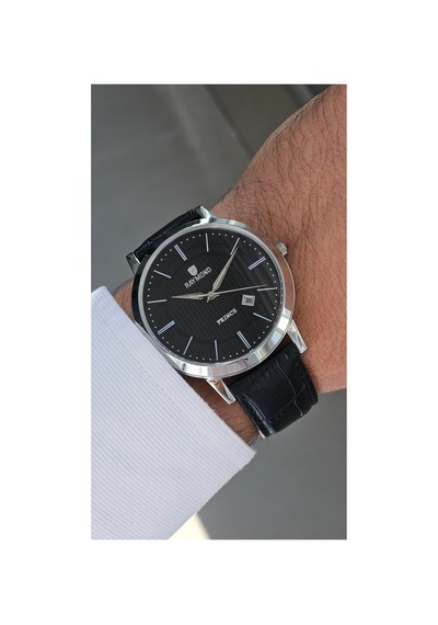 Rym-4735 Quartz Klasik Erkek Kol Saati - 2 Yıl Garanti Gümüş-siyah Çok Renkli