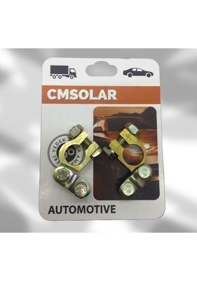 Cmsolar Akü Kutupbaşı Artı Eksi Takım + - Set Kutupbaşı