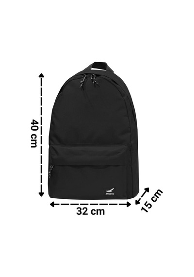 Athletic Unisex Siyah Günlük Seyahat Okul Sırt Çantası Goath1201