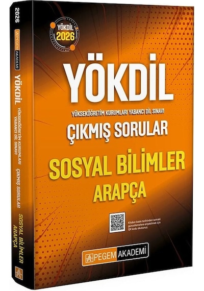 Pegem 2026 Yökdil Sosyal Bilimler Arapça Çıkmış Sorular Çözümlü Pegem Akademi Yayınları