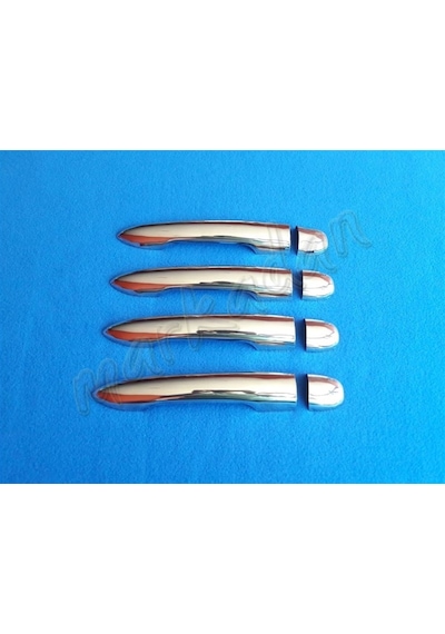 Renault Megane 2 Krom Kapı Kolu 2004-2010 4 Kapı Paslanmaz Çelik