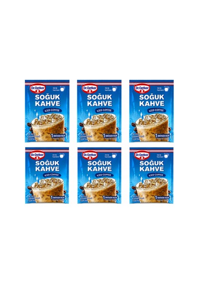 Soğuk Kahve Iced Coffee 6'lı Ekonomik Paket - Çözünebilir Kahveli İçecek Tozu - 874270780 Diğer