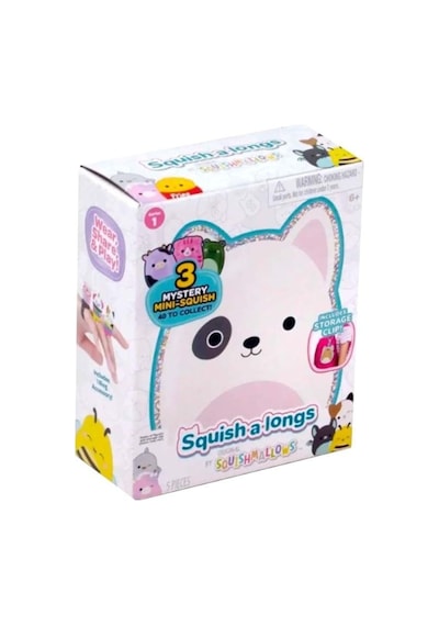 Squish-a-longs 3 Figür+yüzük Çantalı Sürpriz Paket