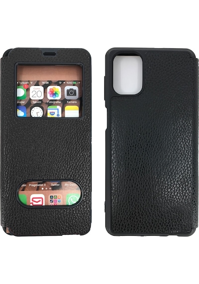 Samsung Uyumlu Galaxy M51 Için Nettech Pencereli Kapakli Kilif 481826287