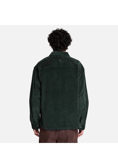 Timberland Corduroy Overshirt Erkek Gömlek-34597 Yeşil